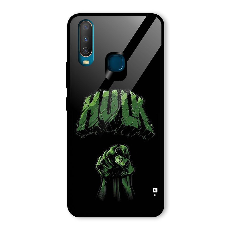 Green Punch Glass Back Case for Vivo U10