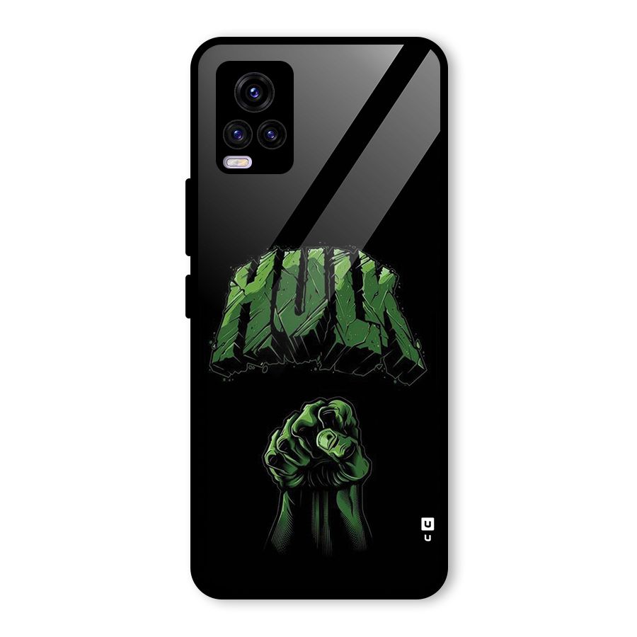 Green Punch Glass Back Case for Vivo V20