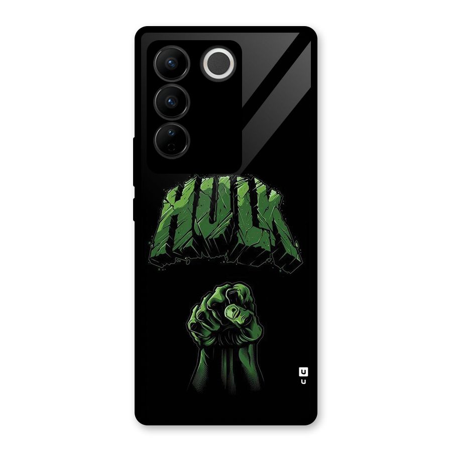 Green Punch Glass Back Case for Vivo V27