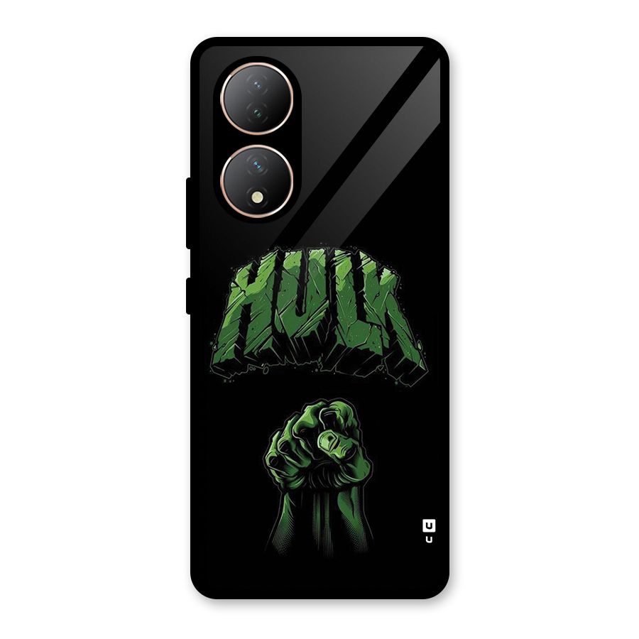 Green Punch Glass Back Case for Vivo Y100