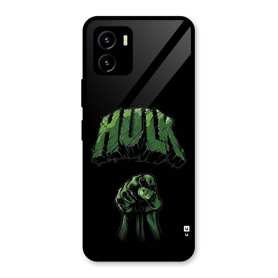 Green Punch Glass Back Case for Vivo Y15s