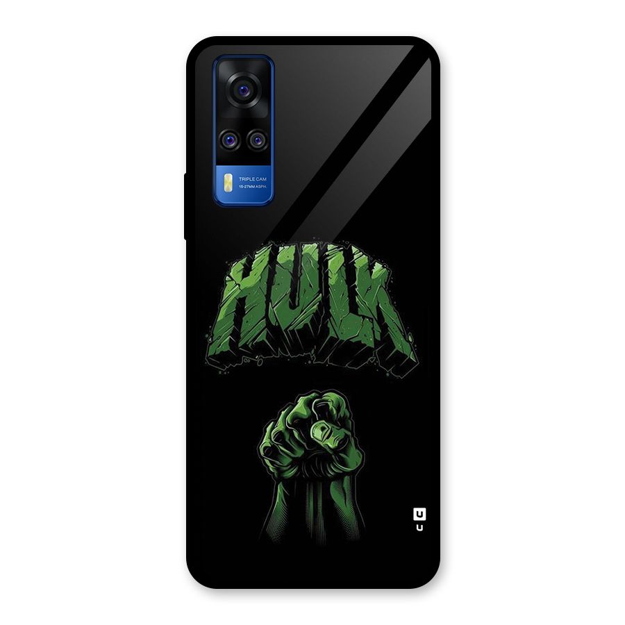 Green Punch Glass Back Case for Vivo Y31