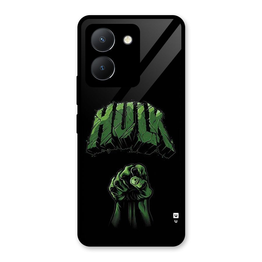 Green Punch Glass Back Case for Vivo Y36