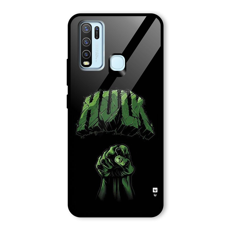 Green Punch Glass Back Case for Vivo Y50