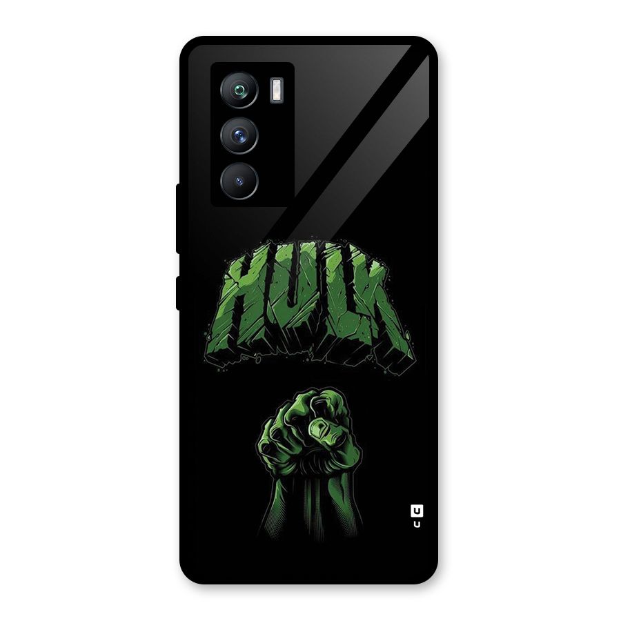 Green Punch Glass Back Case for Vivo iQOO 9 SE