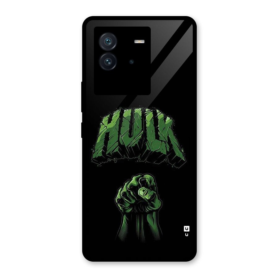 Green Punch Glass Back Case for Vivo iQOO Neo 6 5G