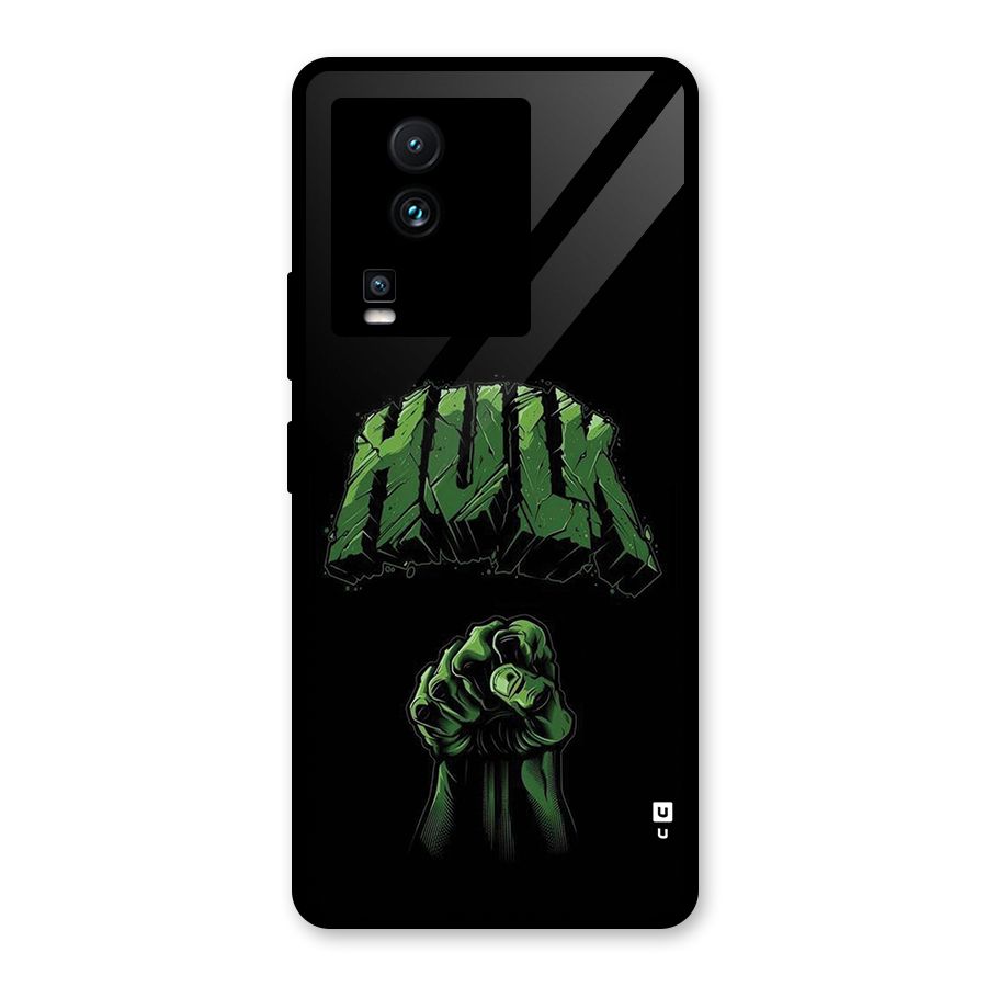 Green Punch Glass Back Case for Vivo iQOO Neo 7 Pro