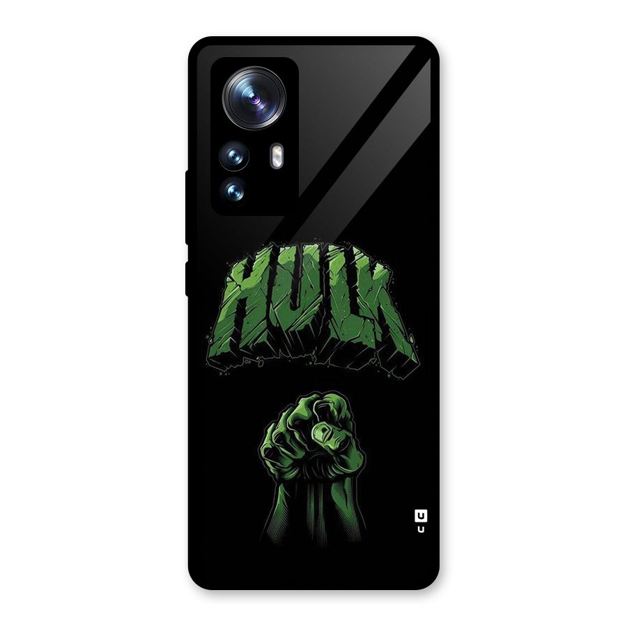 Green Punch Glass Back Case for Xiaomi 12 Pro