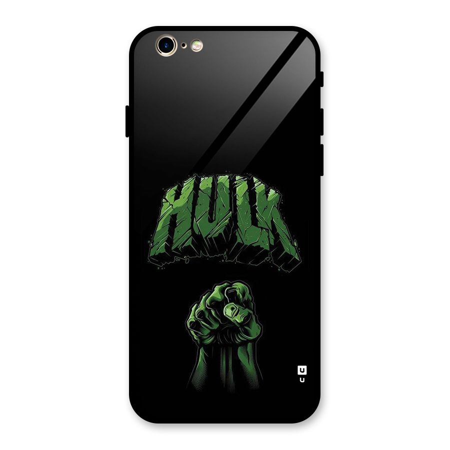 Green Punch Glass Back Case for iPhone 6 6S