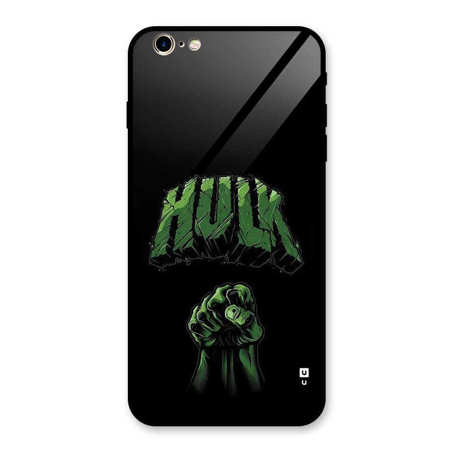 Green Punch Glass Back Case for iPhone 6 Plus 6S Plus