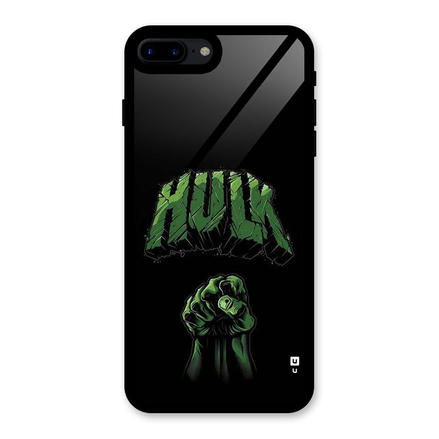Green Punch Glass Back Case for iPhone 8 Plus
