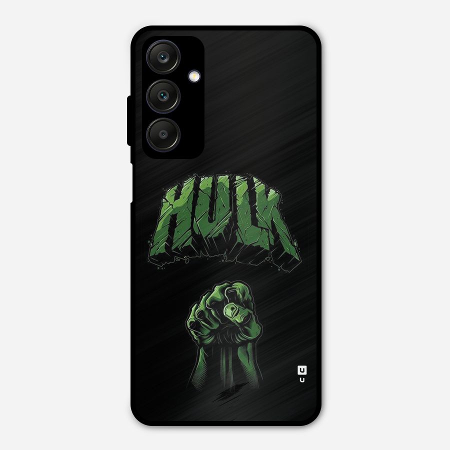 Green Punch Metal Back Case for Galaxy A25 5G