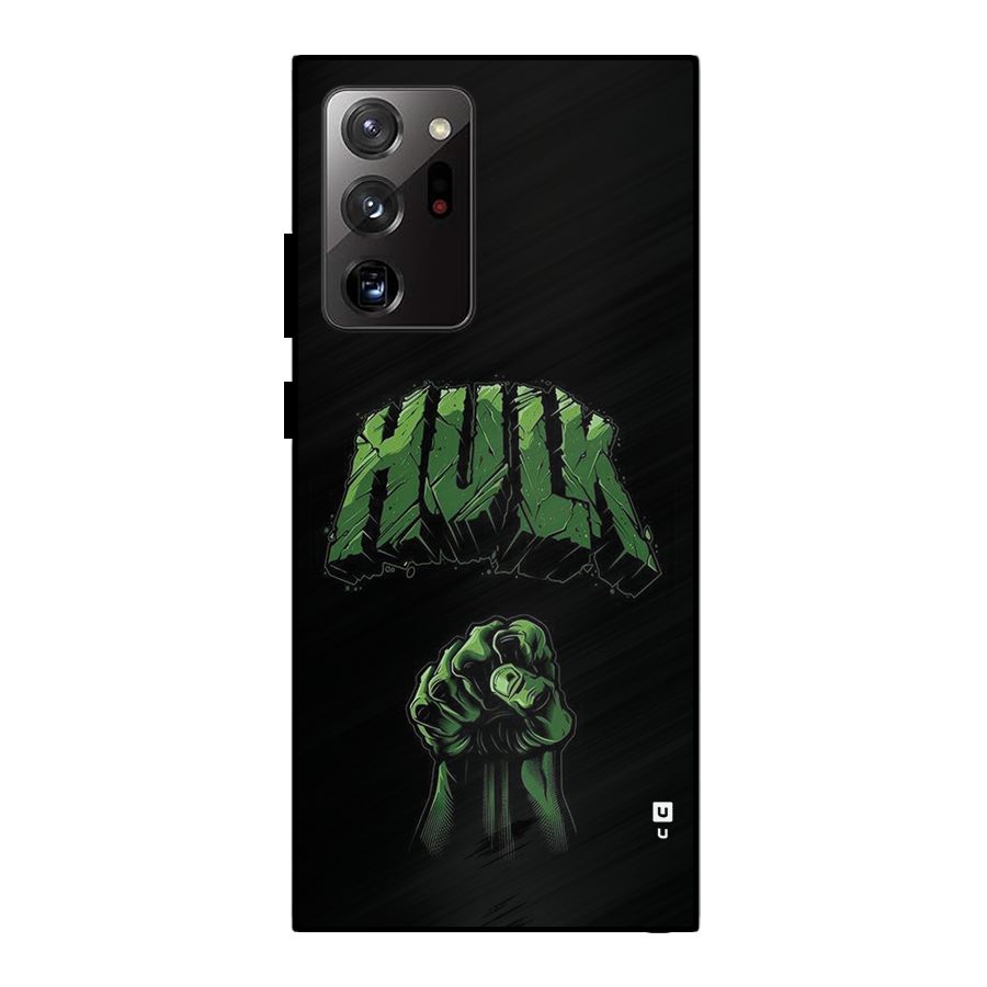 Green Punch Metal Back Case for Galaxy Note 20 Ultra 5G