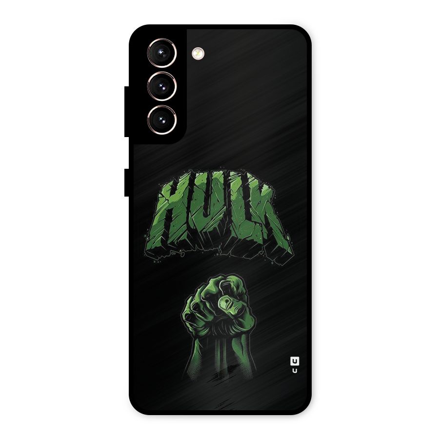 Green Punch Metal Back Case for Galaxy S21 5G