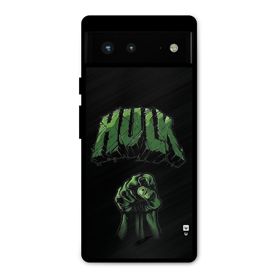 Green Punch Metal Back Case for Google Pixel 6