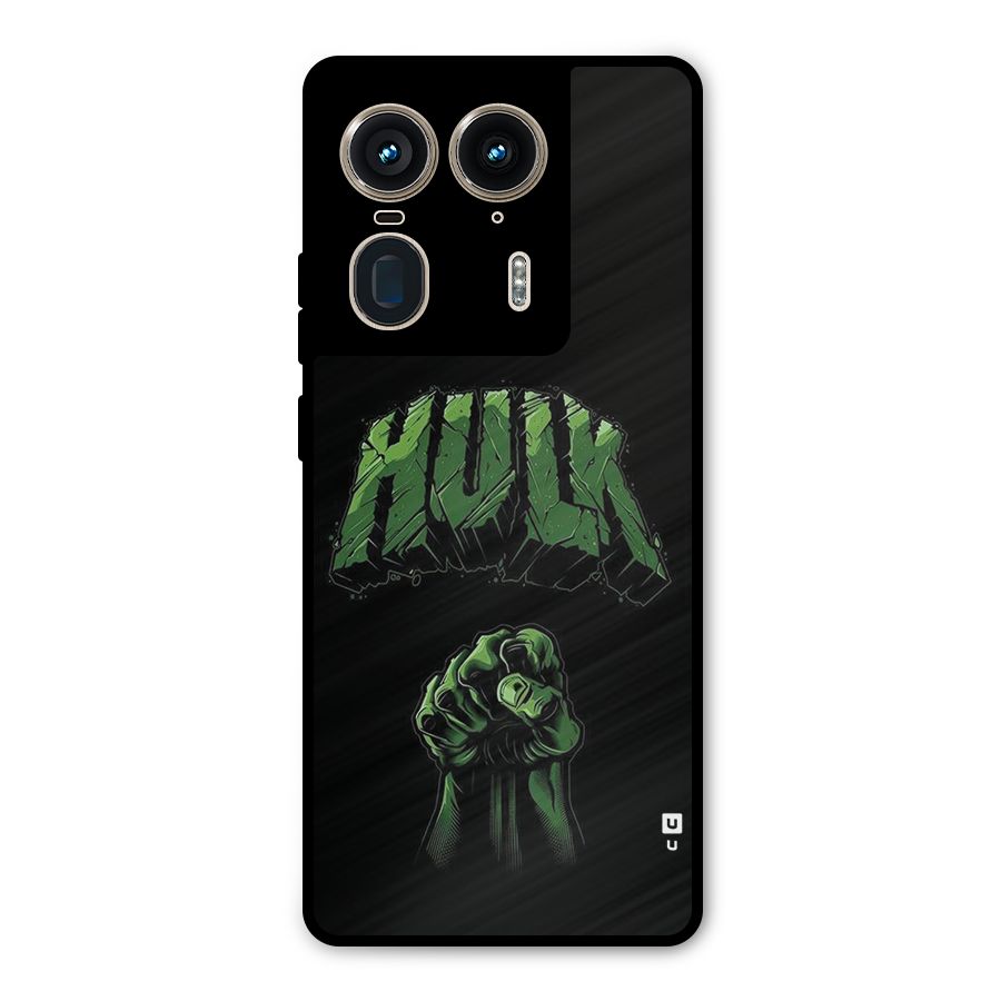 Green Punch Metal Back Case for Motorola Edge 50 Ultra