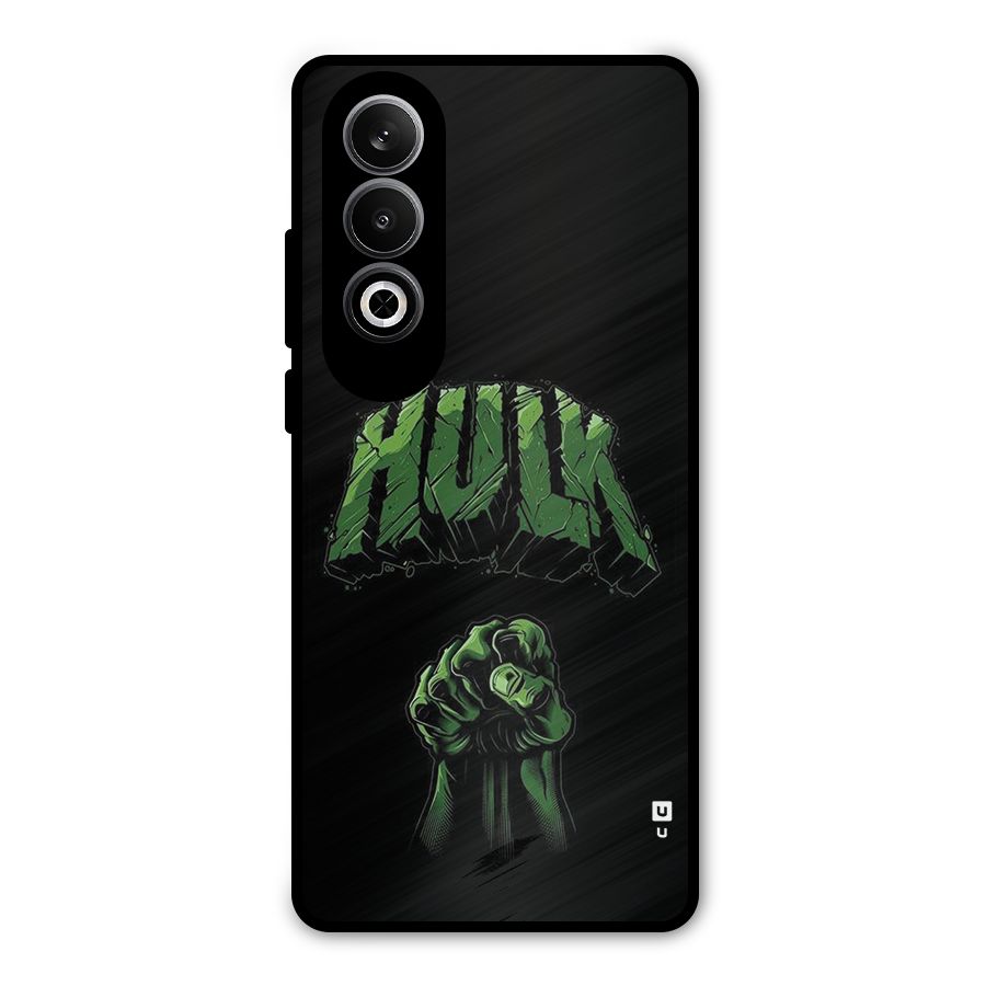 Green Punch Metal Back Case for OnePlus Nord CE4