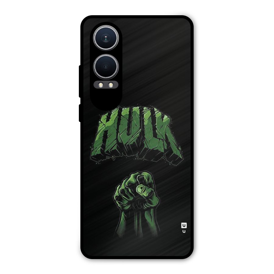 Green Punch Metal Back Case for OnePlus Nord CE4 Lite