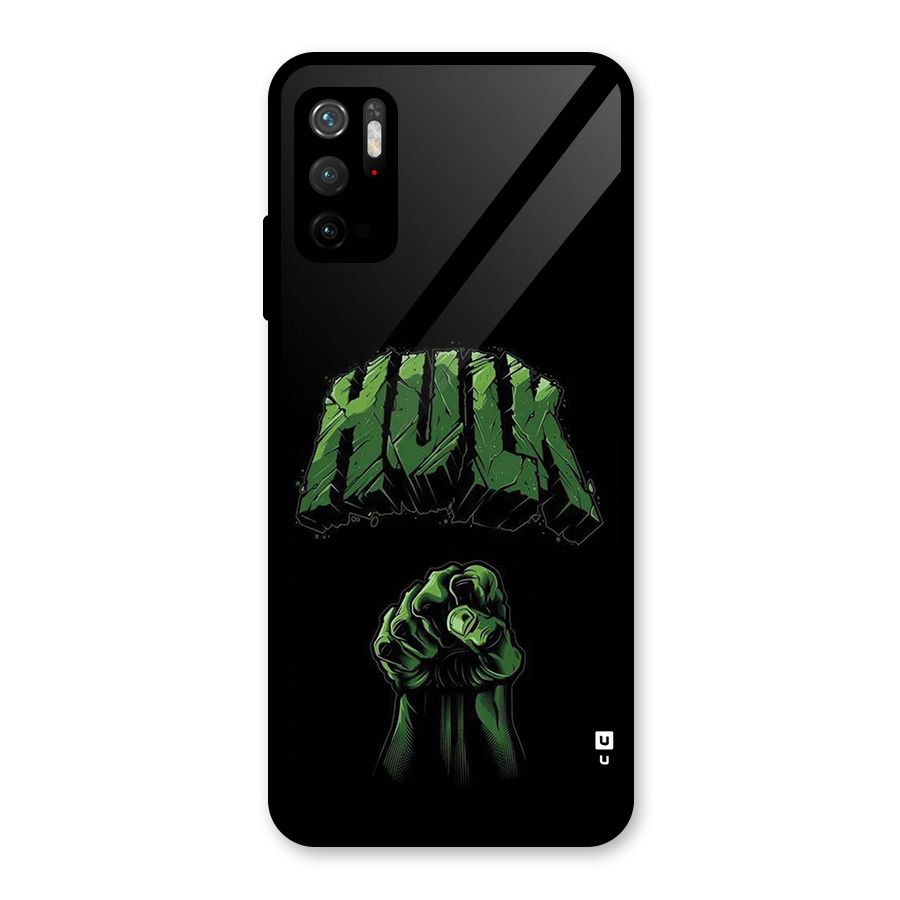 Green Punch Metal Back Case for Redmi Note 10T 5G