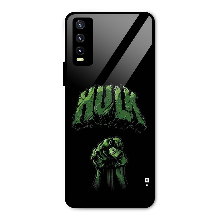 Green Punch Metal Back Case for Vivo Y20