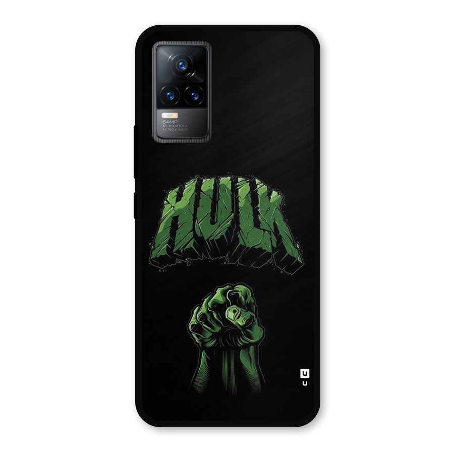 Green Punch Metal Back Case for Vivo Y73
