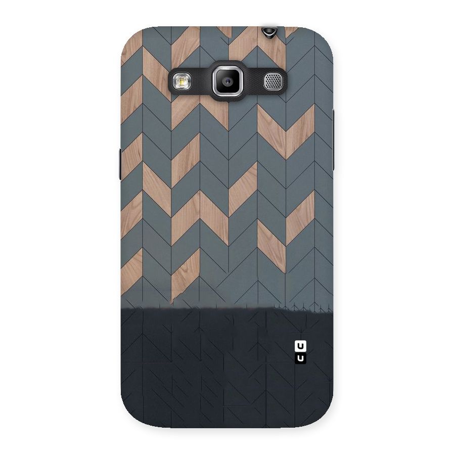 Greyish Wood Design Back Case for Galaxy Grand Quattro