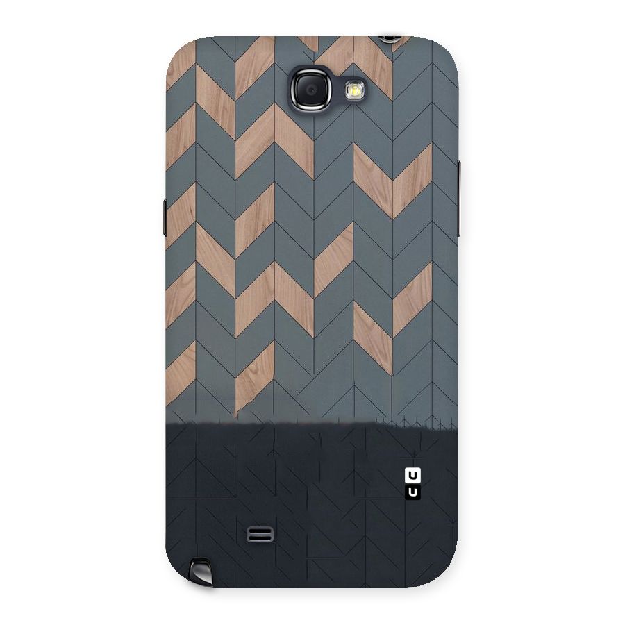 Greyish Wood Design Back Case for Galaxy Note 2