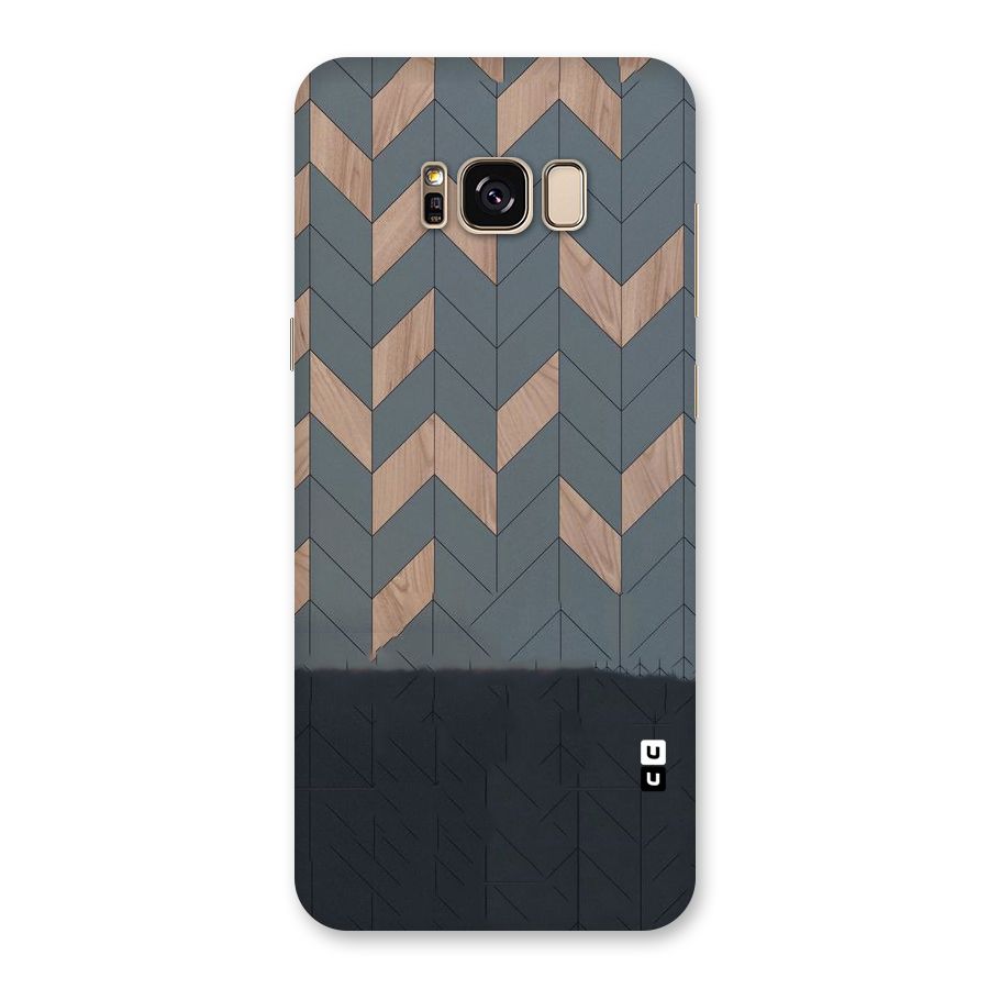 Greyish Wood Design Back Case for Galaxy S8 Plus