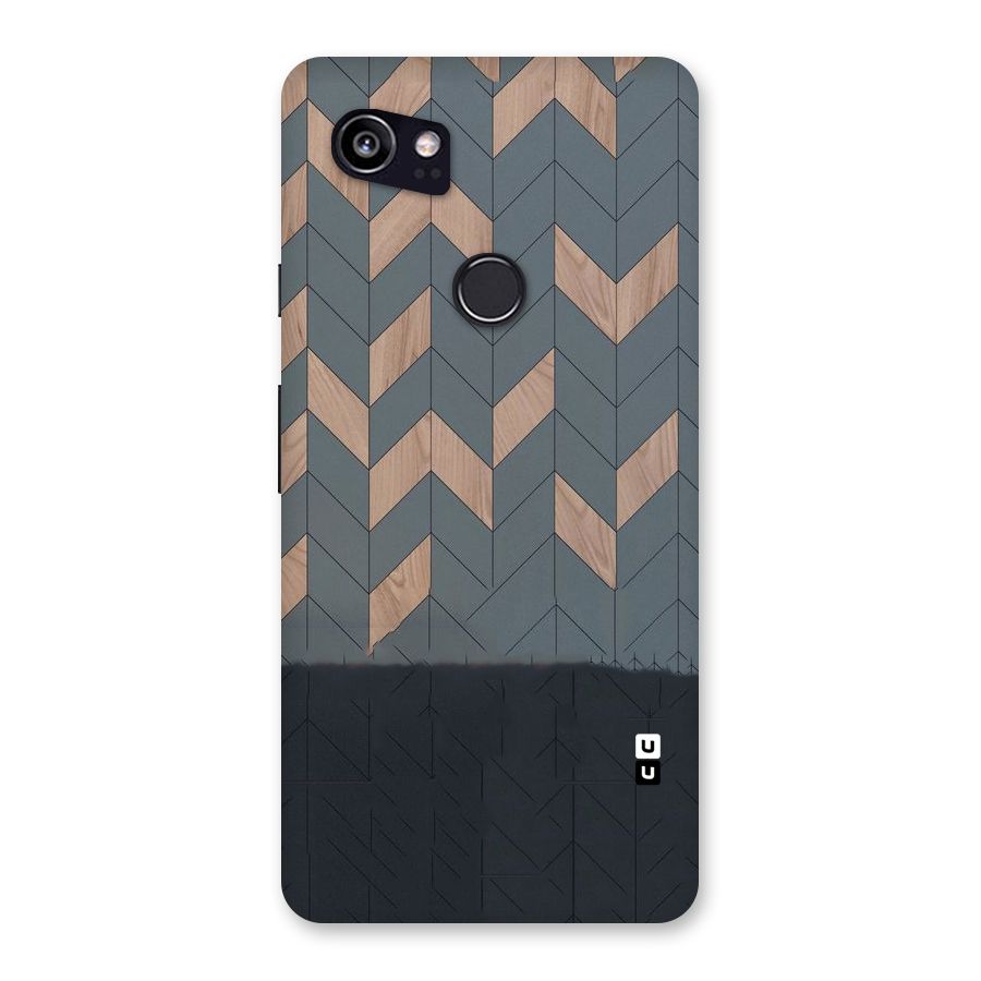 Greyish Wood Design Back Case for Google Pixel 2 XL