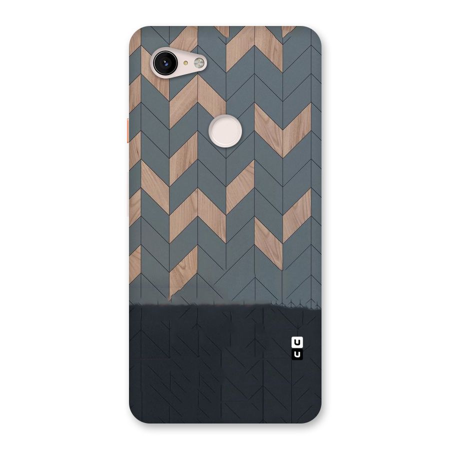 Greyish Wood Design Back Case for Google Pixel 3 XL