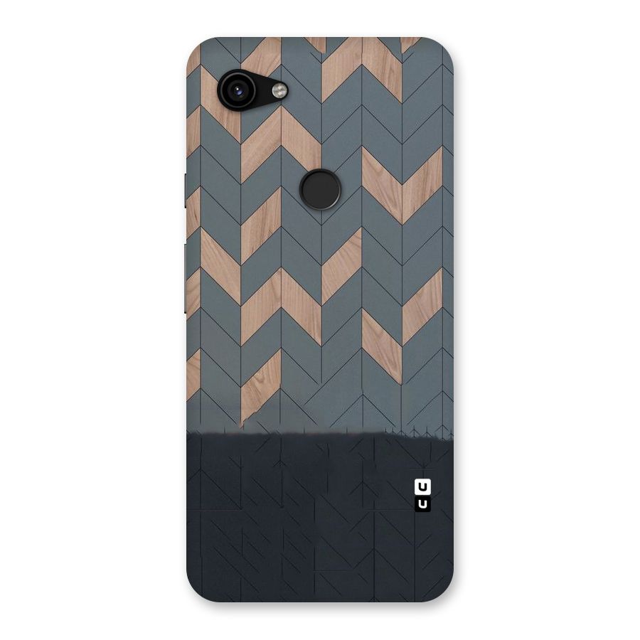 Greyish Wood Design Back Case for Google Pixel 3a XL