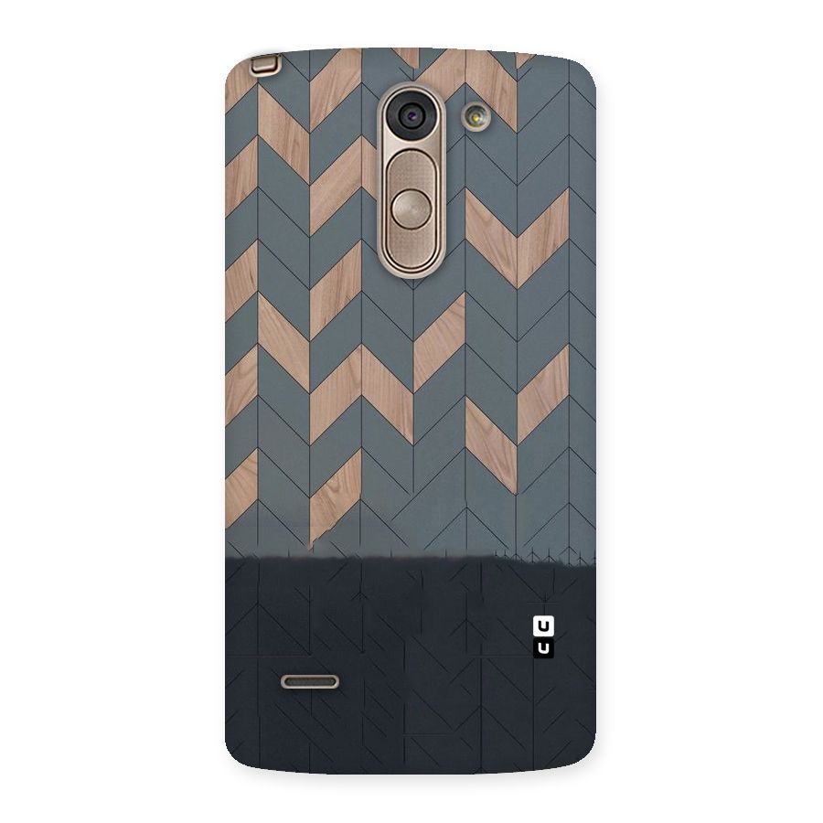 Greyish Wood Design Back Case for LG G3 Stylus