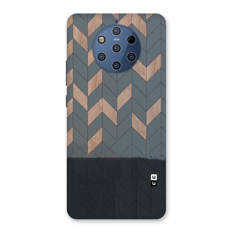 Greyish Wood Design Back Case for Nokia 9 PureView