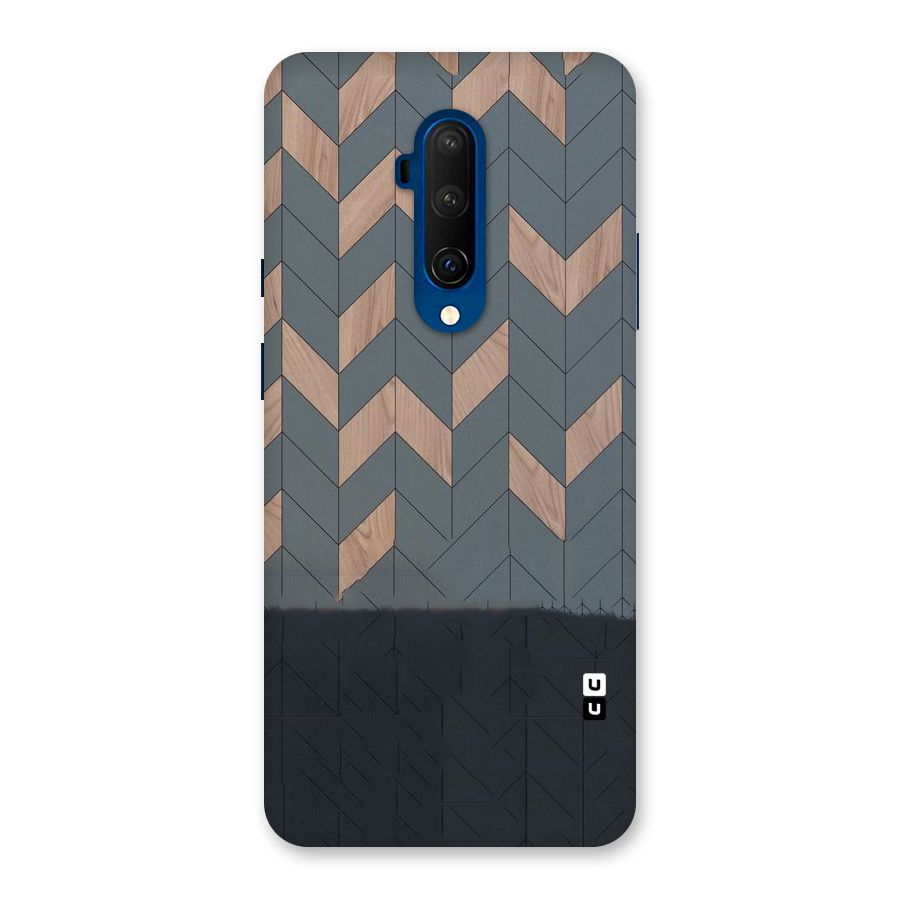 Greyish Wood Design Back Case for OnePlus 7T Pro