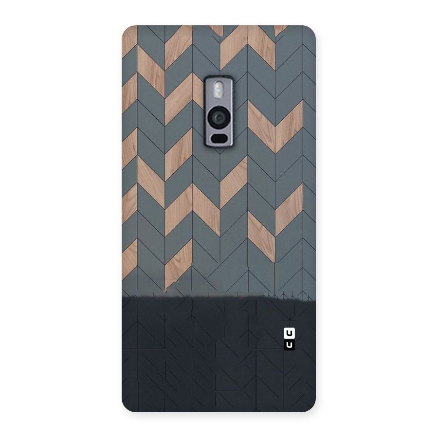 Greyish Wood Design Back Case for OnePlus Two