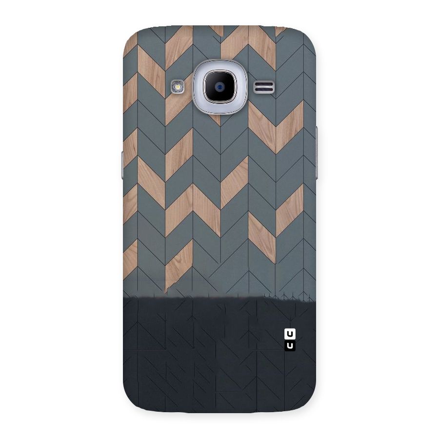 Greyish Wood Design Back Case for Samsung Galaxy J2 2016