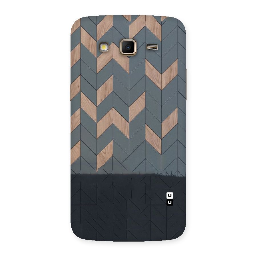 Greyish Wood Design Back Case for Samsung Galaxy Grand 2