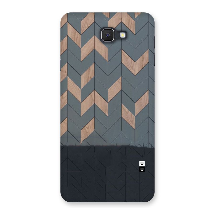 Greyish Wood Design Back Case for Samsung Galaxy J7 Prime