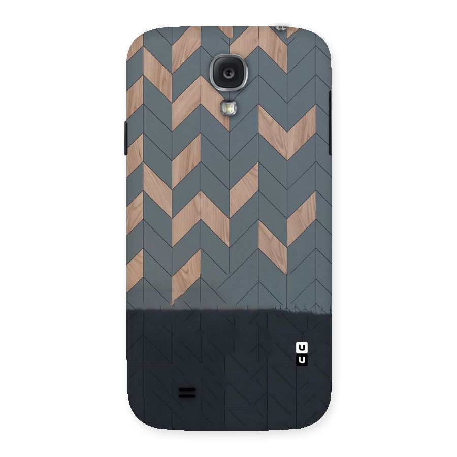 Greyish Wood Design Back Case for Samsung Galaxy S4