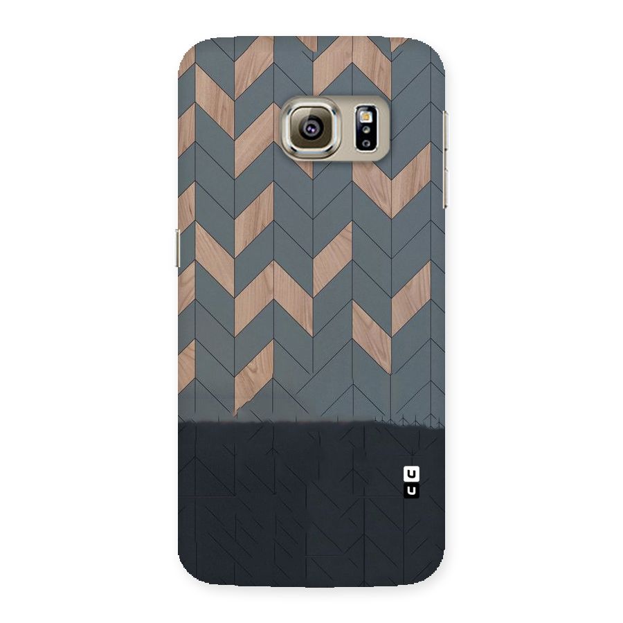 Greyish Wood Design Back Case for Samsung Galaxy S6 Edge