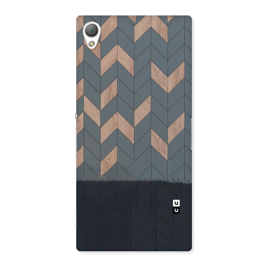 Greyish Wood Design Back Case for Sony Xperia Z3