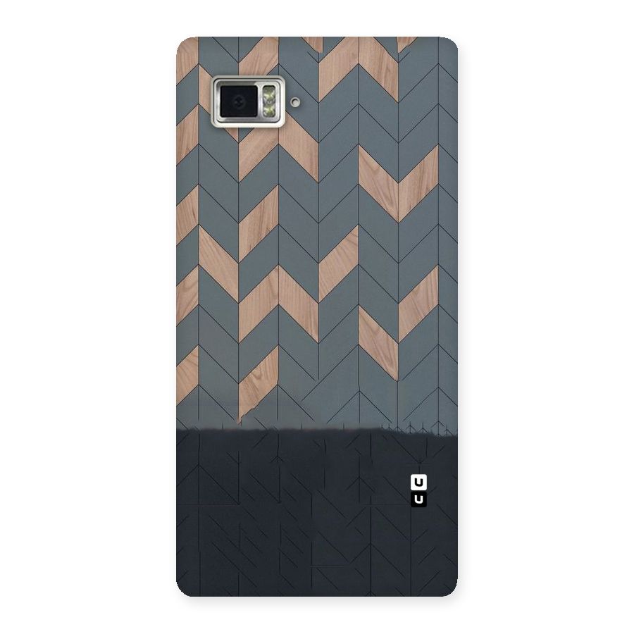 Greyish Wood Design Back Case for Vibe Z2 Pro K920
