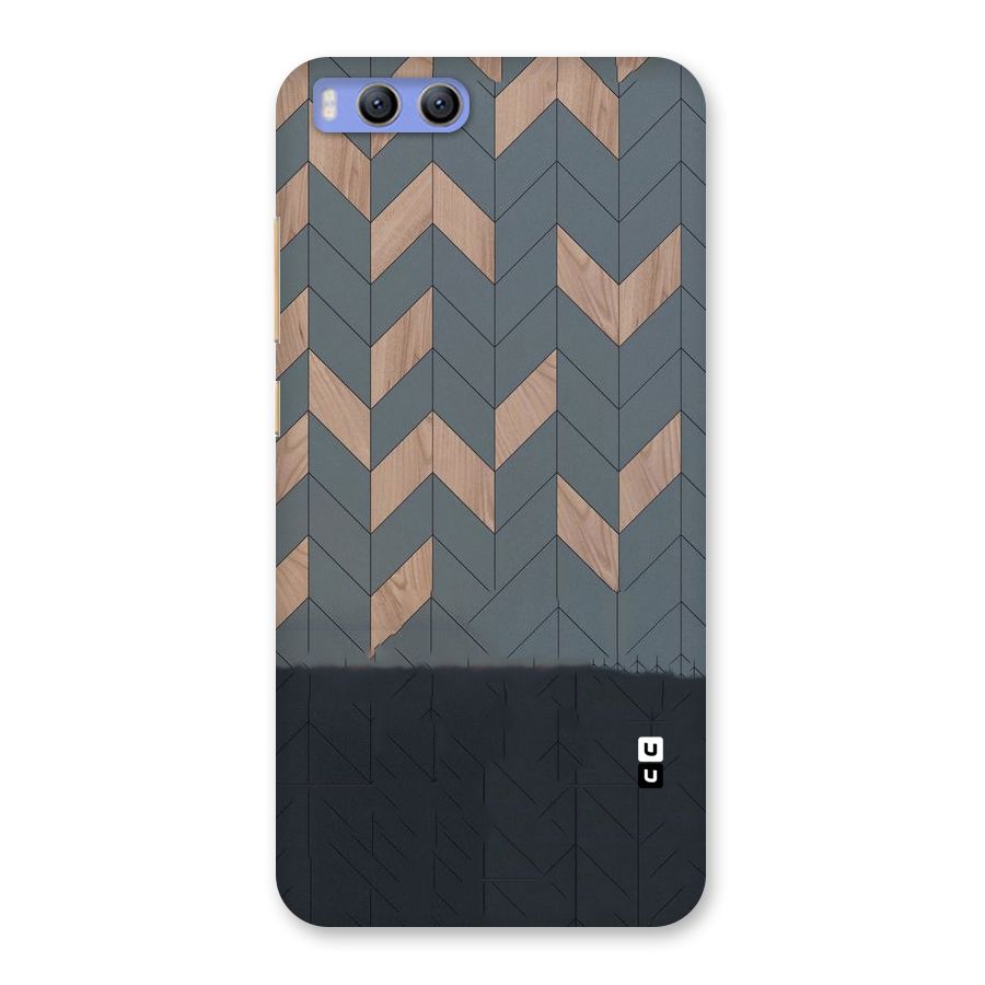 Greyish Wood Design Back Case for Xiaomi Mi 6