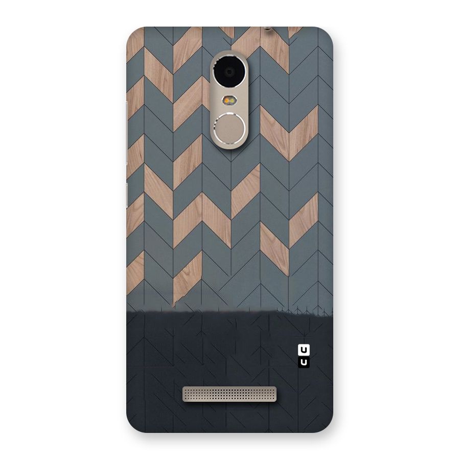 Greyish Wood Design Back Case for Xiaomi Redmi Note 3