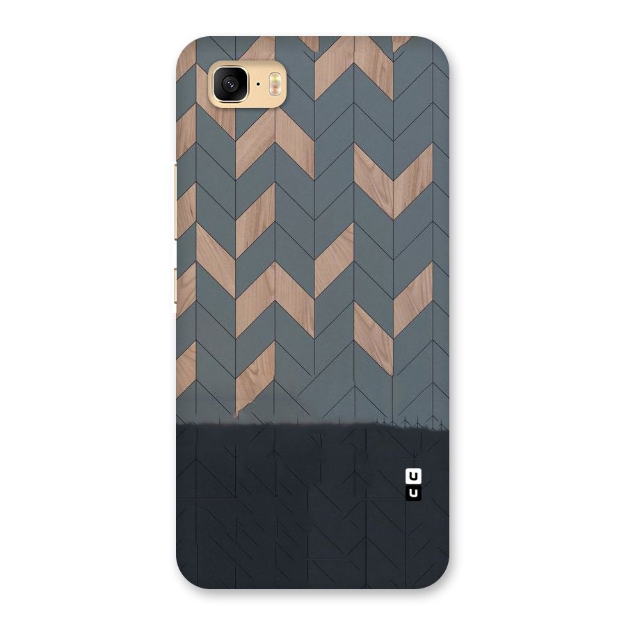Greyish Wood Design Back Case for Zenfone 3s Max