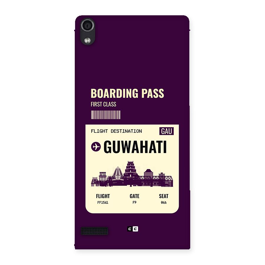 Guwahati Boarding Pass Back Case for Ascend P6