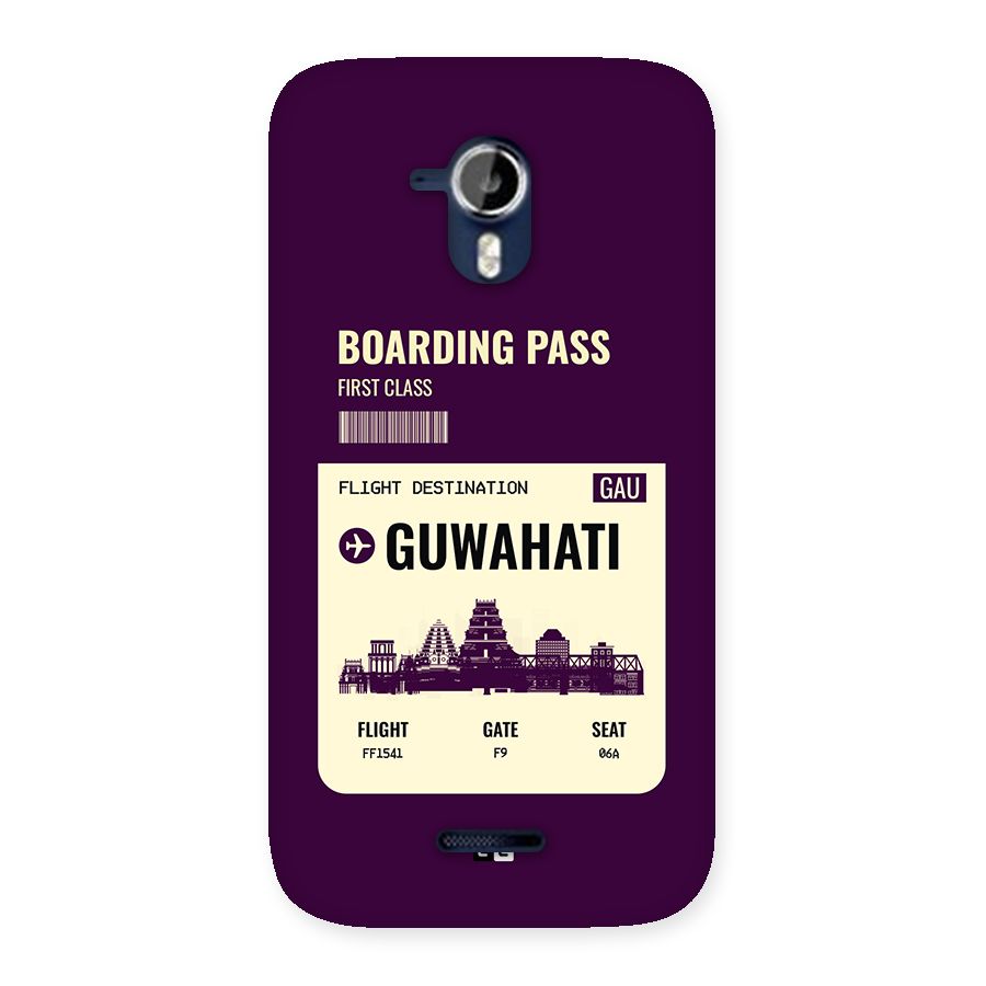Guwahati Boarding Pass Back Case for Canvas Magnus A117
