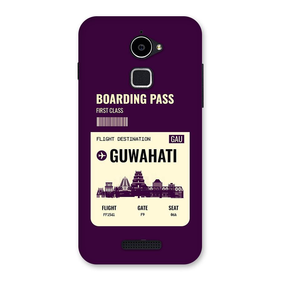 Guwahati Boarding Pass Back Case for Coolpad Note 3 Lite