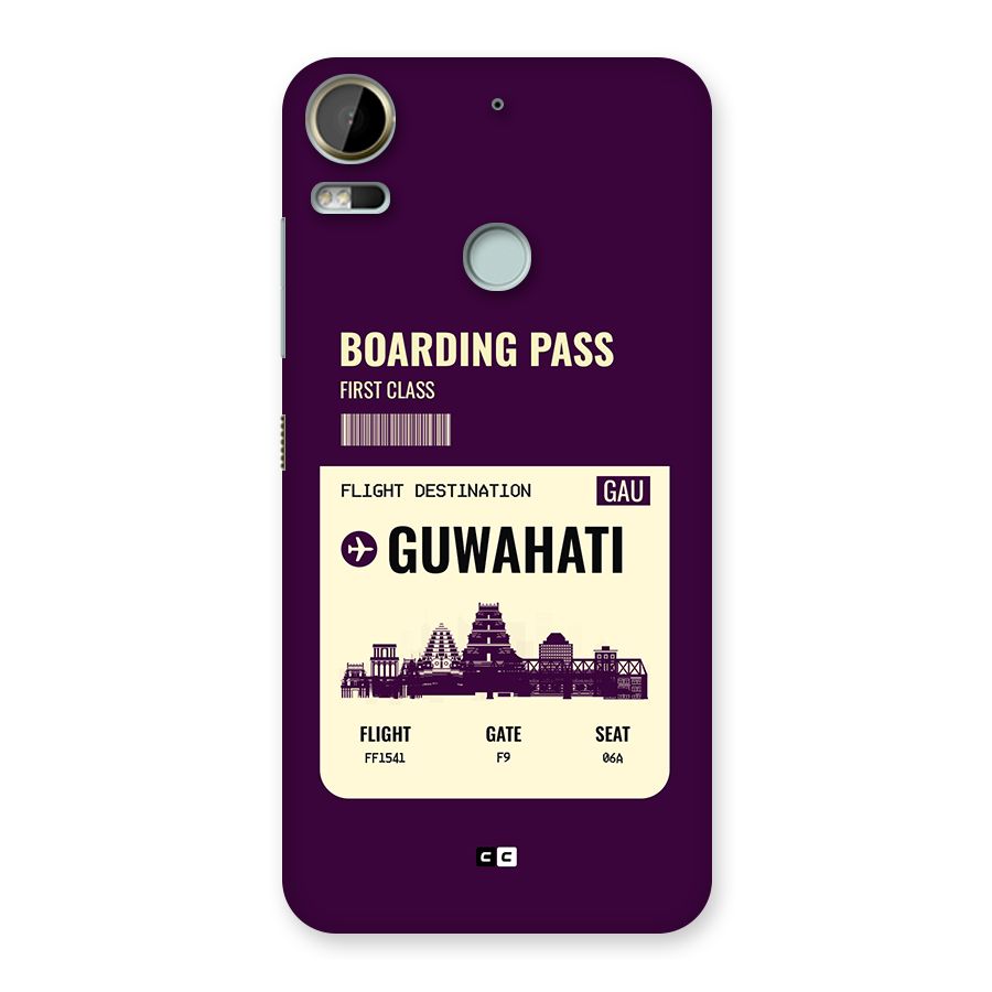 Guwahati Boarding Pass Back Case for Desire 10 Pro