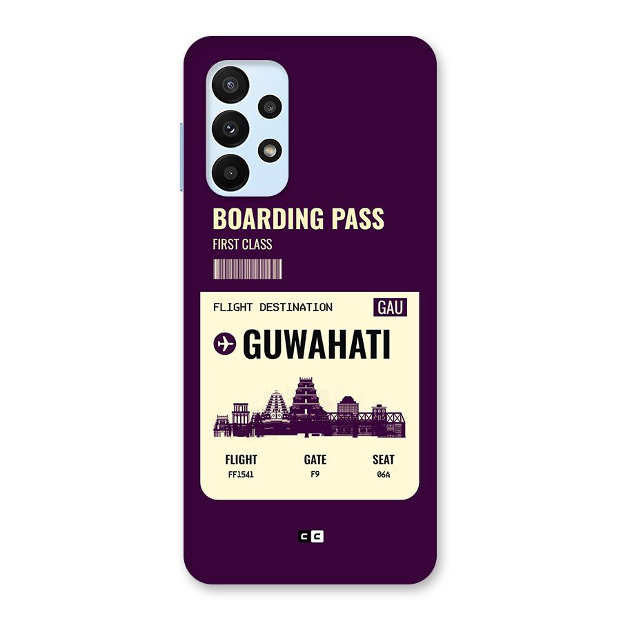 Guwahati Boarding Pass Back Case for Galaxy A23